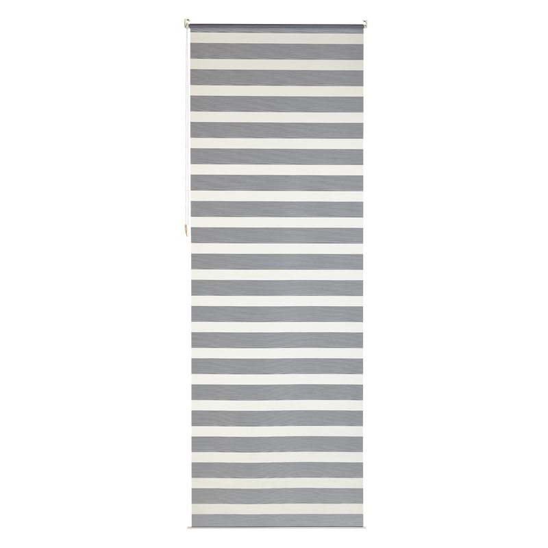 Store jour/nuit ECLIPSE coloris gris chiné 82 x 160 cm