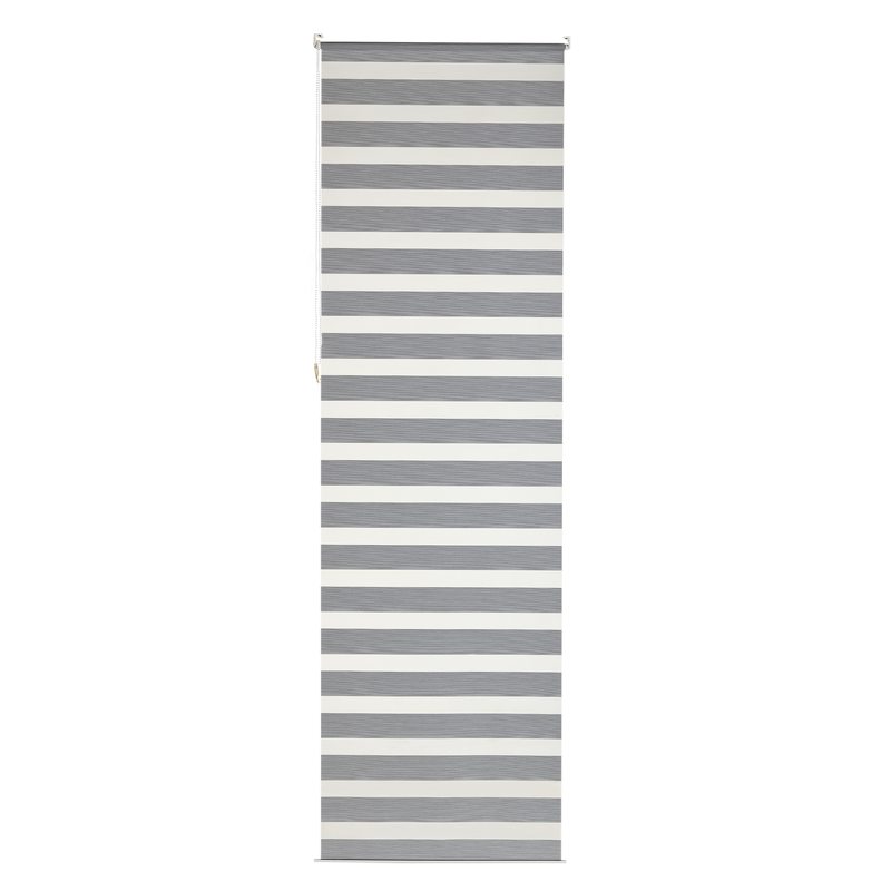 Store jour/nuit ECLIPSE coloris gris chiné 72 x 160 cm