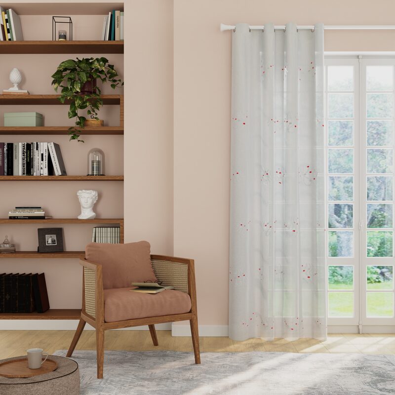 Voilage LINNA coloris blanc 140 x 260 cm
