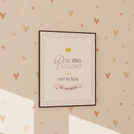 Tableau PRINCESSE coloris blanc
