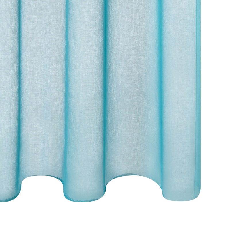 Voilage PEER coloris aqua 140 x 240 cm