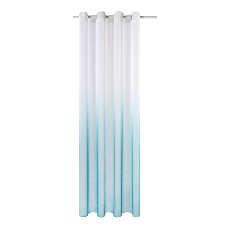 Voilage PEER coloris aqua 140 x 240 cm