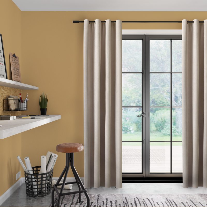 Rideau thermique ALASKA coloris beige 140 x 260 cm