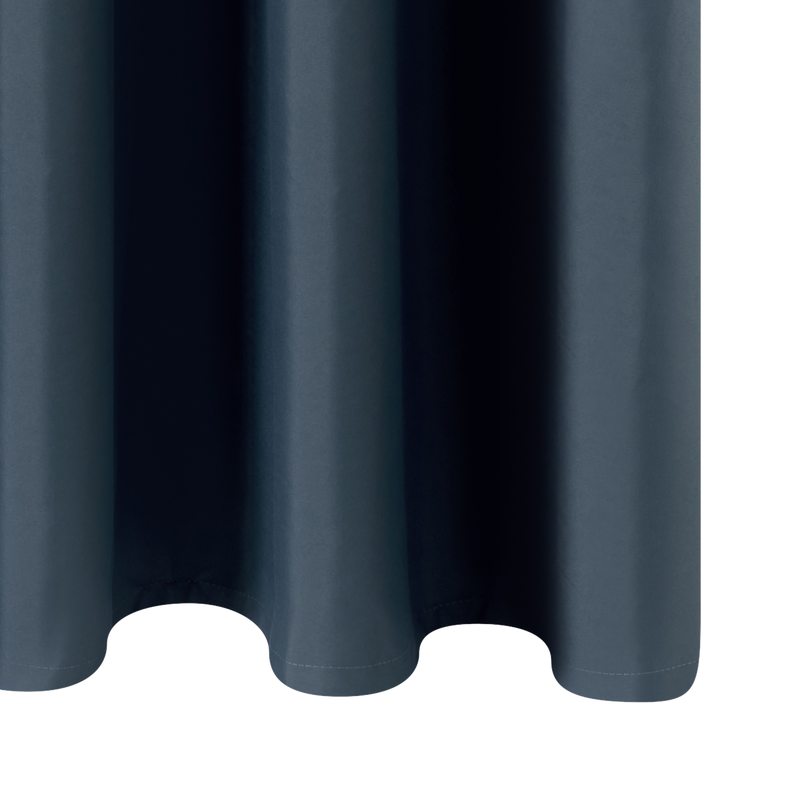 Rideau 100% occultant MANN coloris jean 140 x 260 cm