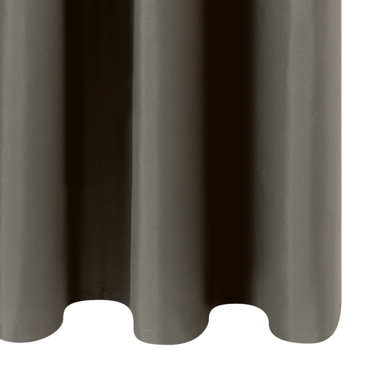 Rideau 100% occultant MANN coloris kaki 140 x 260 cm