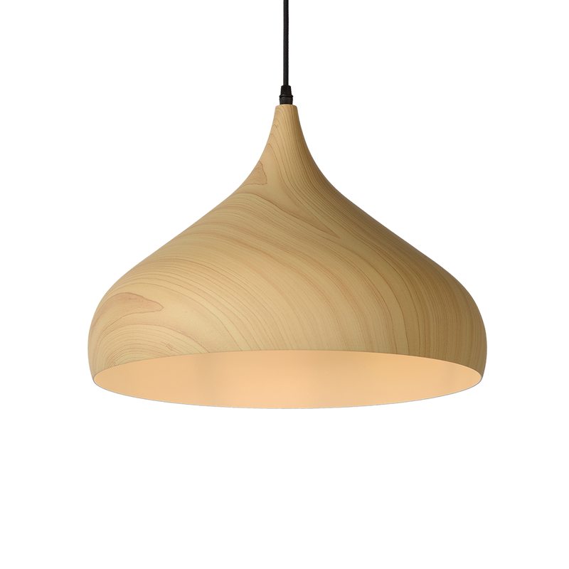 Suspension WOODY coloris bois clair mat 35 x 42 cm