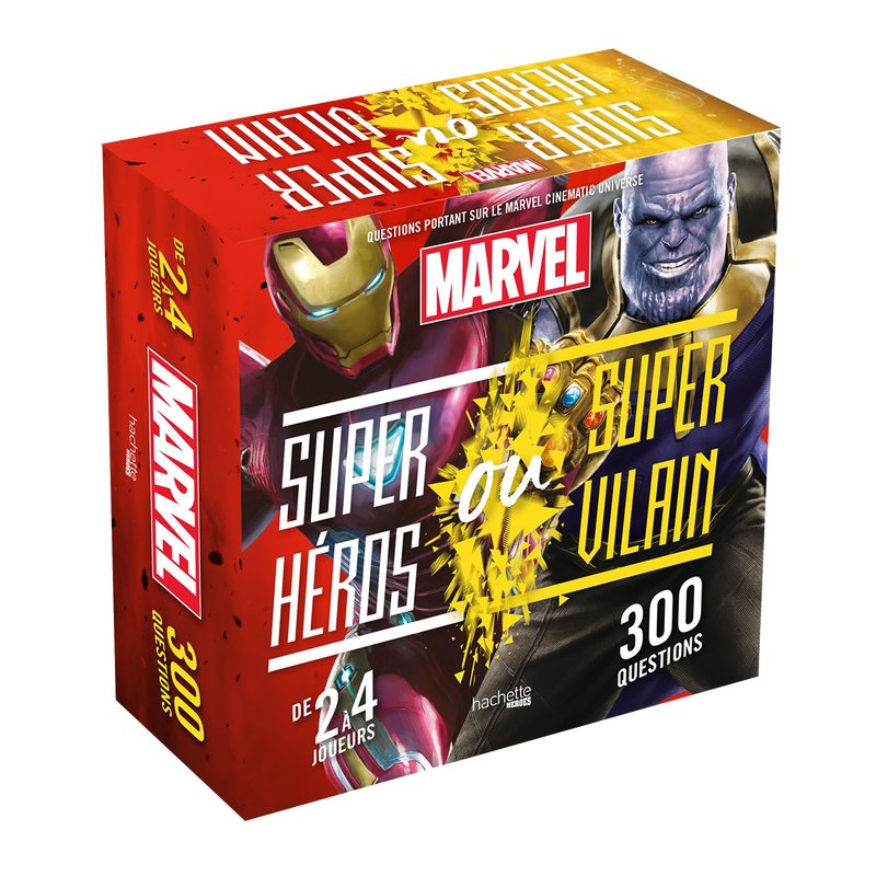 Jeu de société BOITE SUPER-HEROS OU SUPER-VILAINS MARVEL