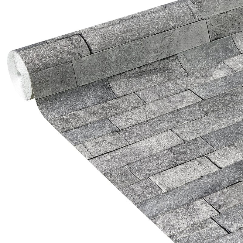 Papier peint intissé HARRISON coloris argent