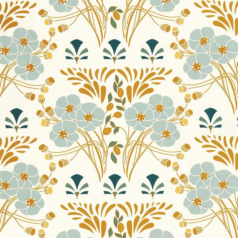 Papier peint intissé WILLIAM coloris blanc