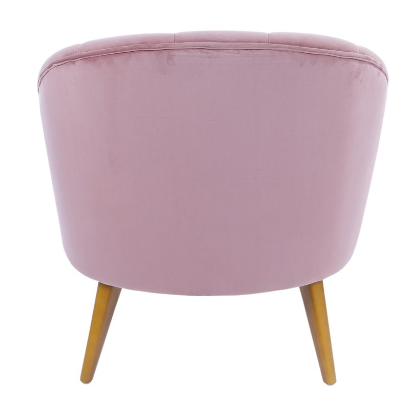 Fauteuil MAGENTA coloris rose nude