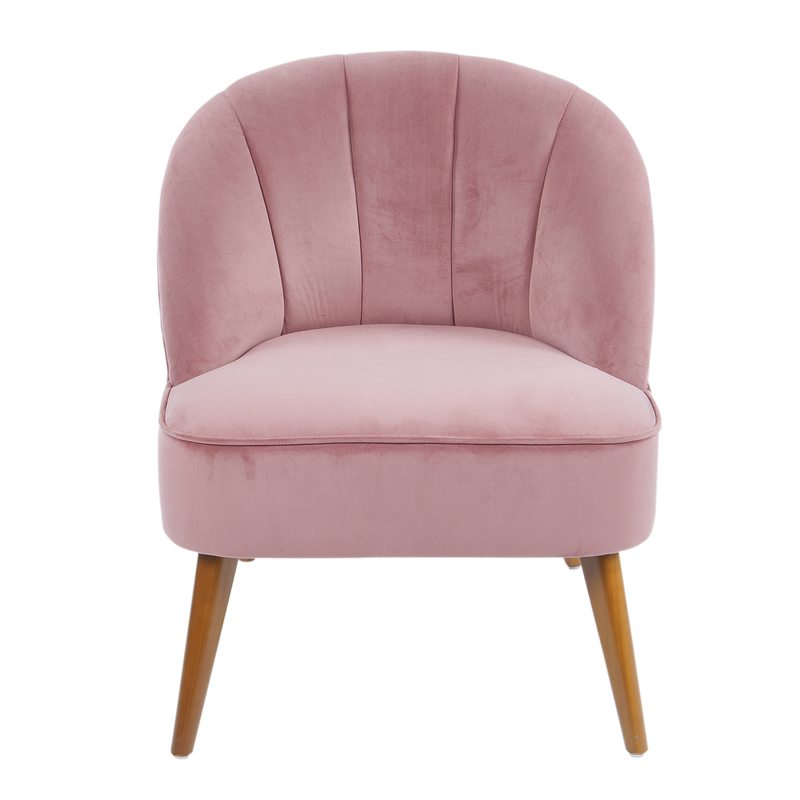 Fauteuil MAGENTA coloris rose nude