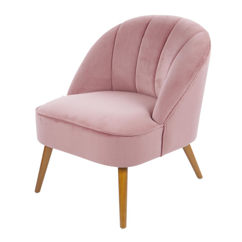 Fauteuil MAGENTA coloris rose nude