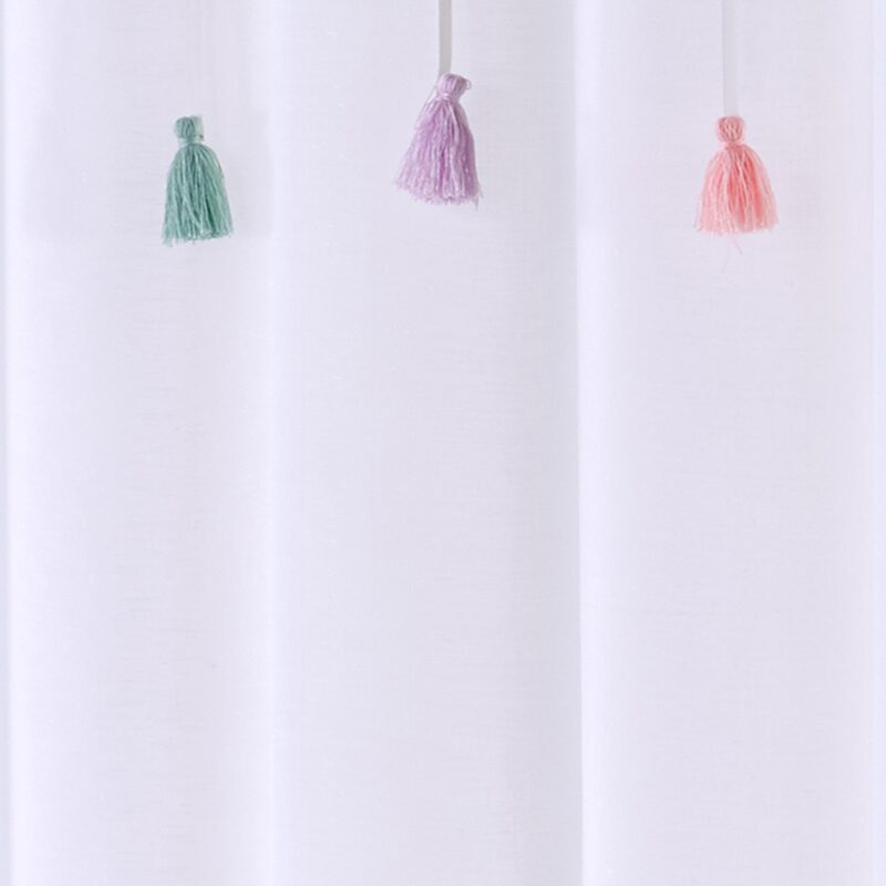 Voilage ZELIA coloris rose 140 x 240 cm