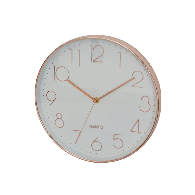 Horloge GAIA coloris blanc et rose