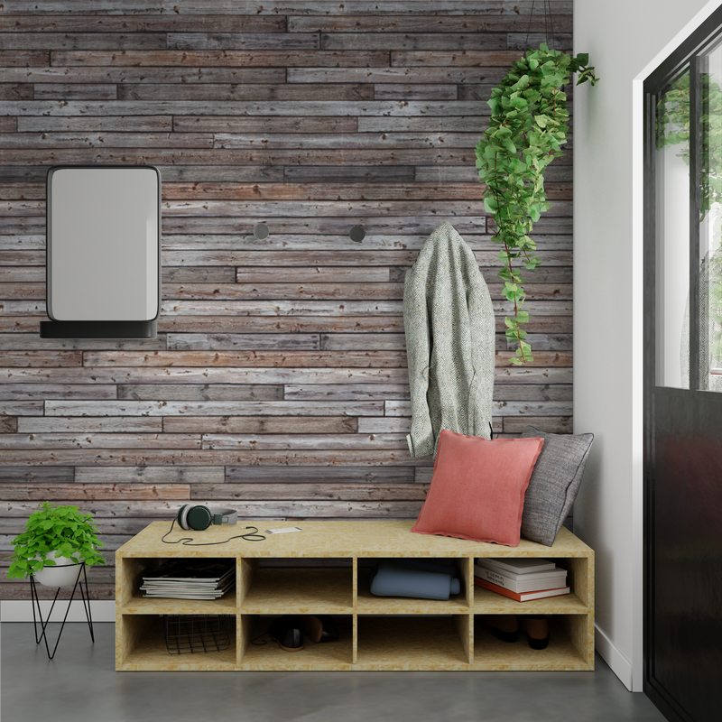 Papier peint panoramique L HORIZONTAL WOOD 159 x 280 cm