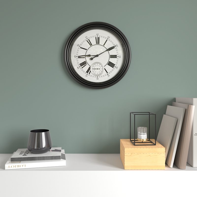 Horloge EDOUARD coloris blanc