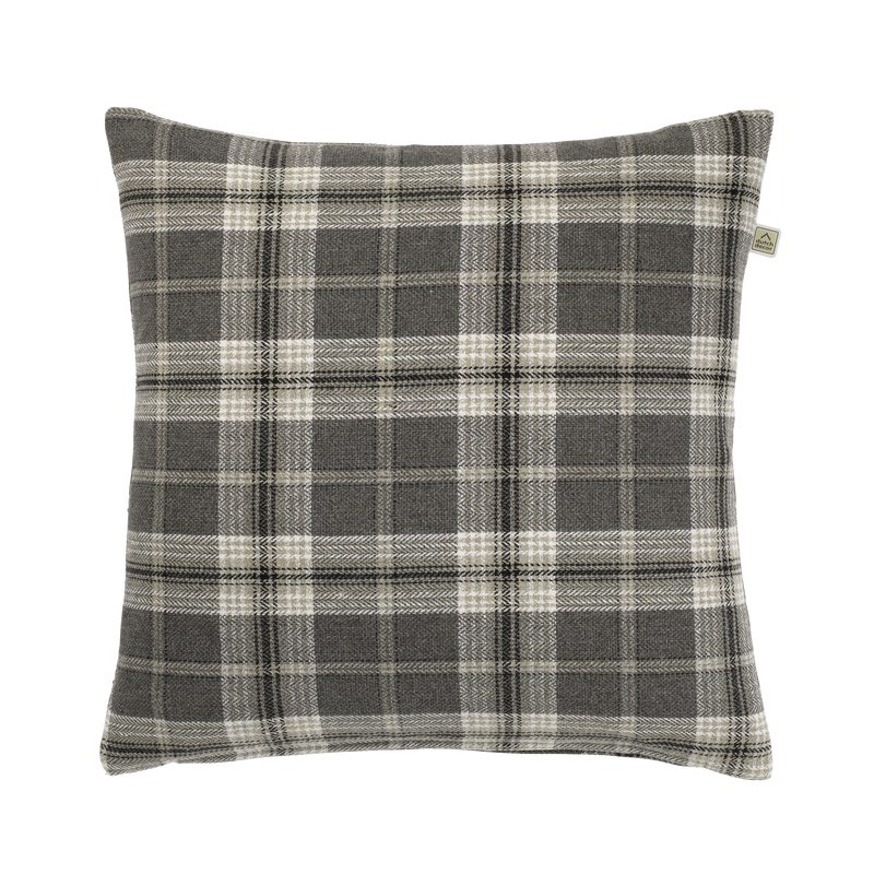 Coussin EDIMBOURG coloris gris foncé 45 x 45 cm