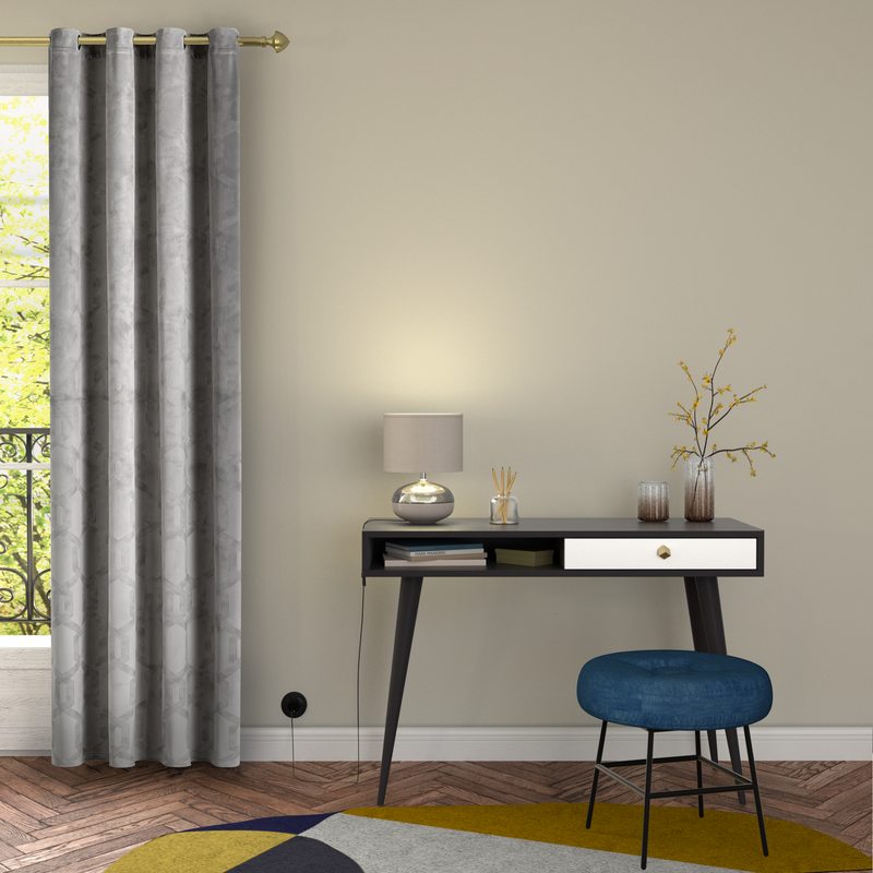 Rideau GATSBEY coloris perle 135 x 260 cm