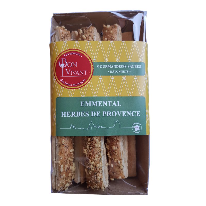 Biscuits BATONNETS EMMENTAL HERBES DE PROVENCE