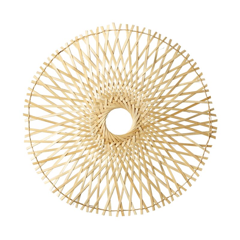 Abat-jour STRAWHAT coloris bambou 30 cm