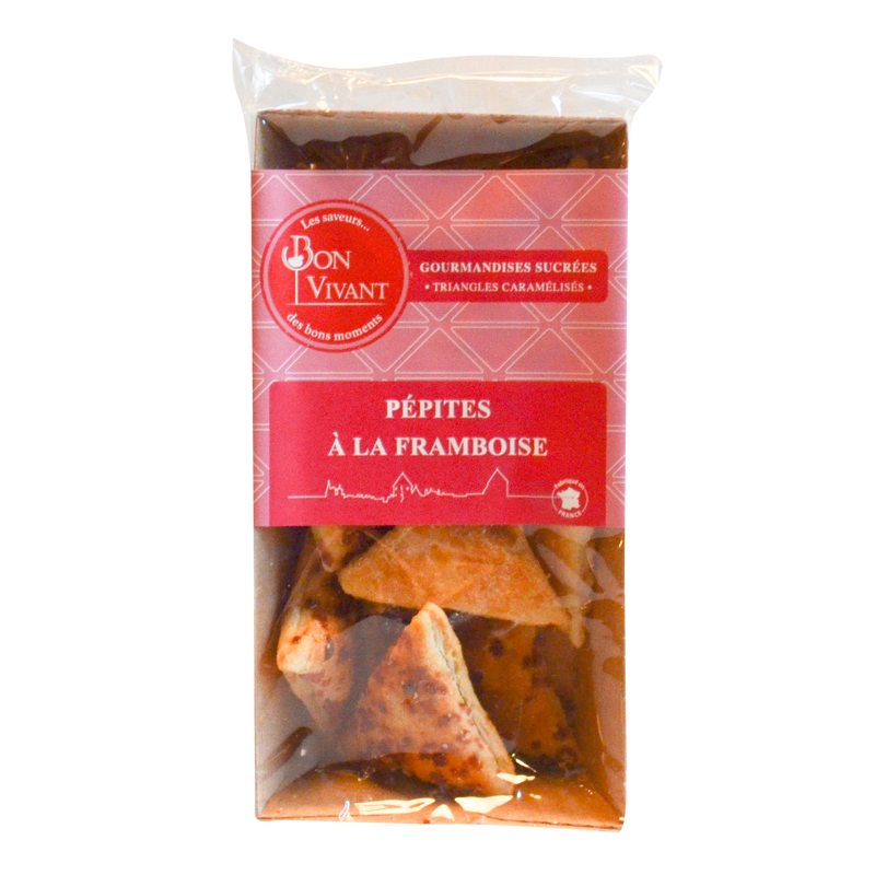 Biscuits TRIANGLES FEUILLETES FRAMBOISE