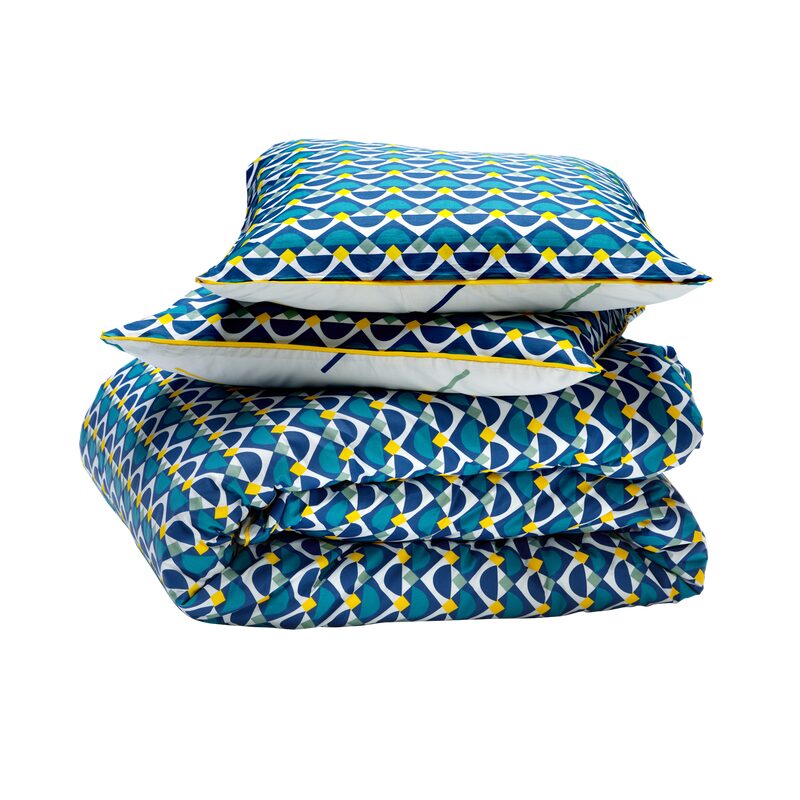 Parure de lit en percale de coton HERRING 240 x 220 cm
