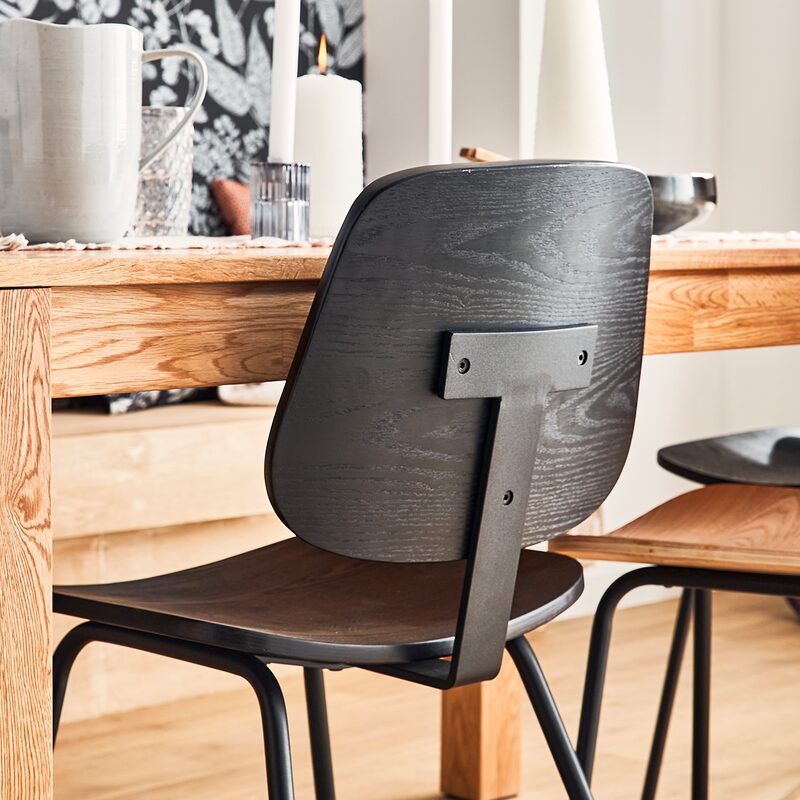 Chaise ERRA coloris noir