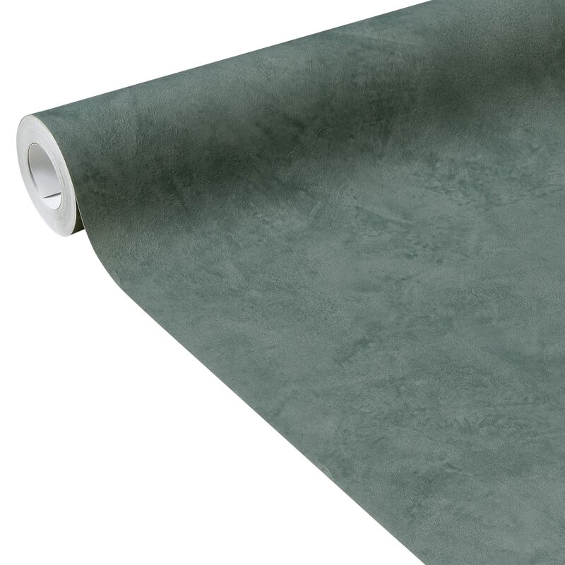 Papier peint intissé WINSTON coloris vert de gris