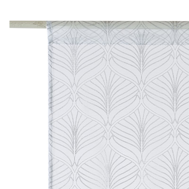 Vitrage ANAYA coloris argent 70 x 200 cm