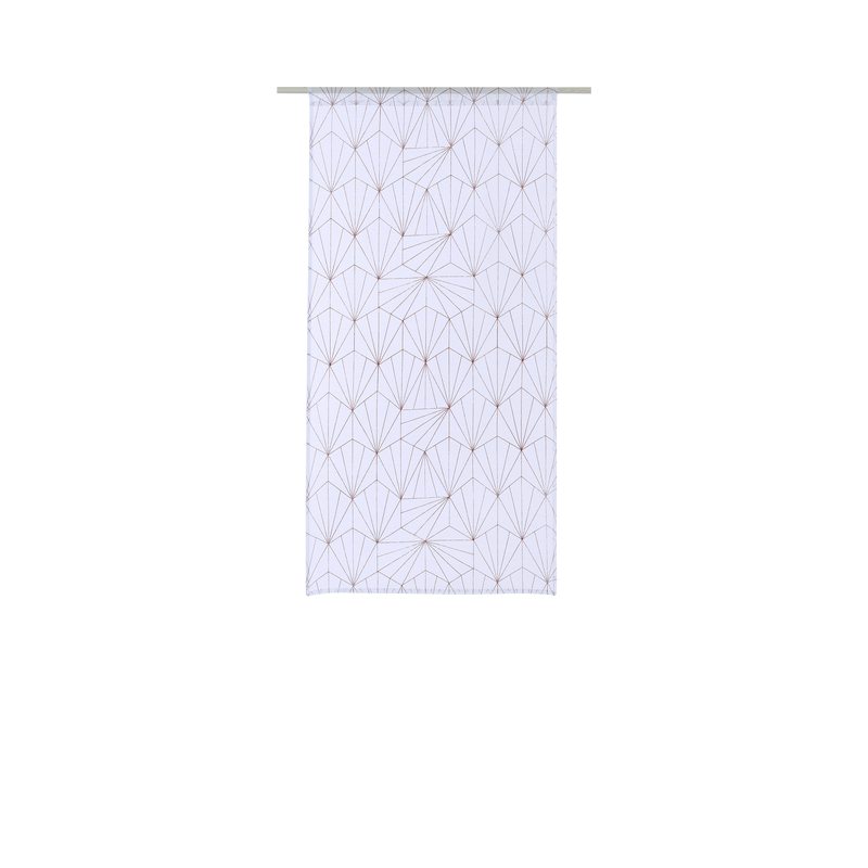 Vitrage LUCIANA coloris cuivre 60 x 120 cm