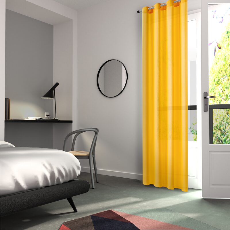 Rideau ESSENTIAL coloris soleil 140 x 240 cm