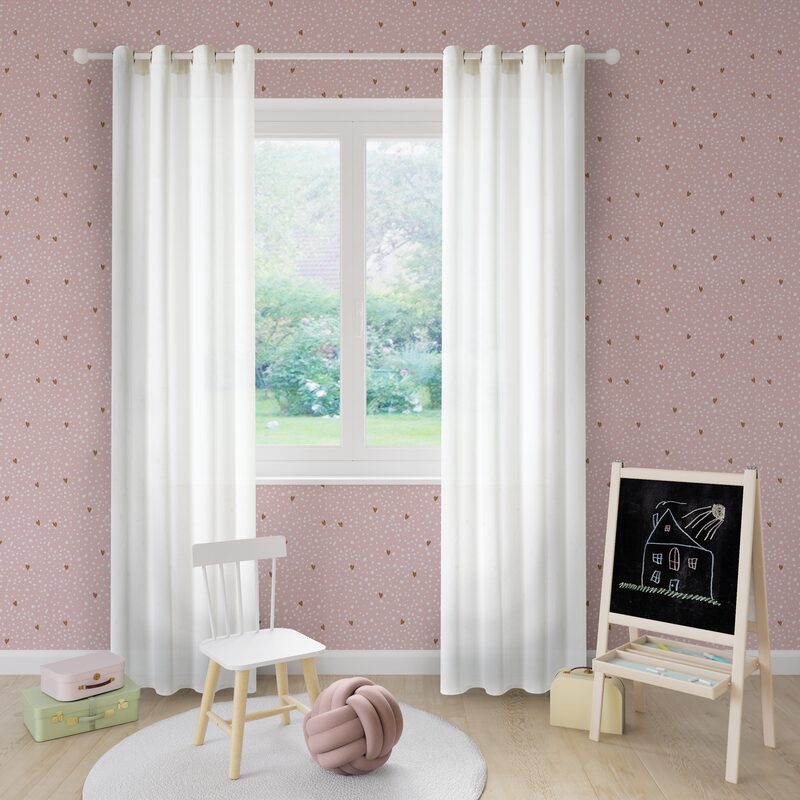 Rideau HOME coloris ivoire 140 x 260 cm
