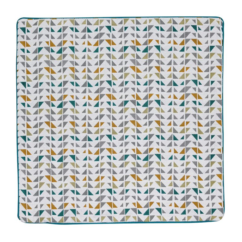 Housse de coussin ADRET coloris gris 40 x 40 cm