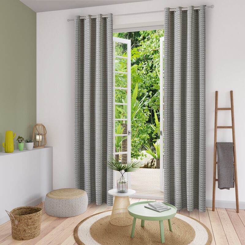 Rideau TRIBUE coloris sable beige 130 x 260 cm
