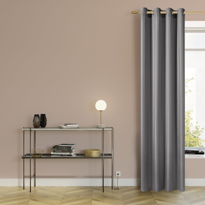 Rideau KRISTEN coloris gris 140 x 240 cm