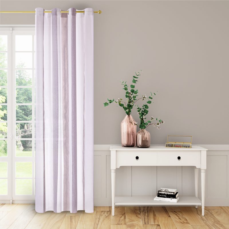 Voilage PODIUM coloris parme 140 x 260 cm