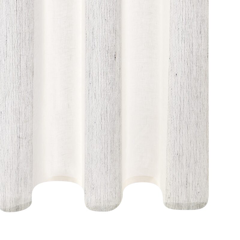 Voilage Lin FILAO coloris perle 140 x 260 cm