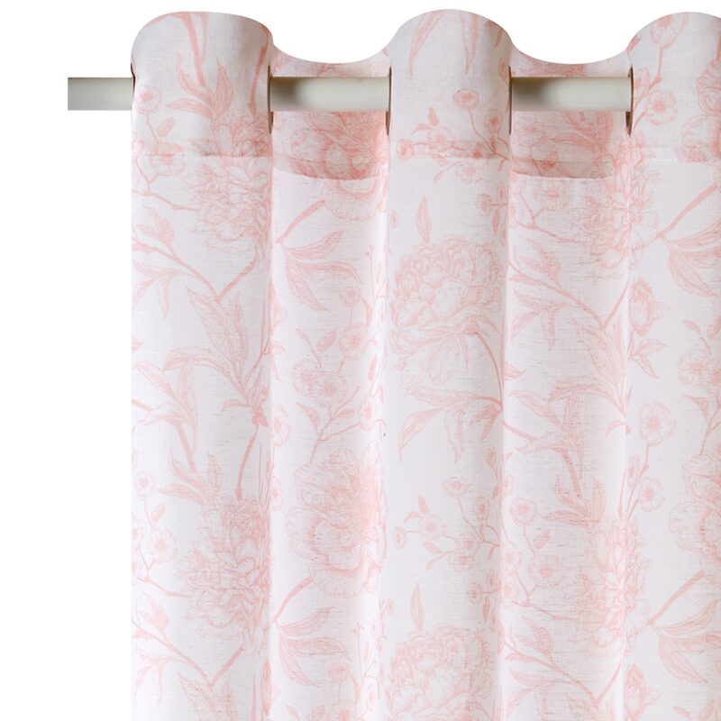 Voilage IRINA coloris rose blush 160 x 240 cm