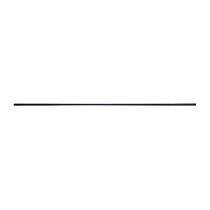 Barre à rideau ZEN coloris noir mat diamètre barre 2,8 cm longueur 250 cm