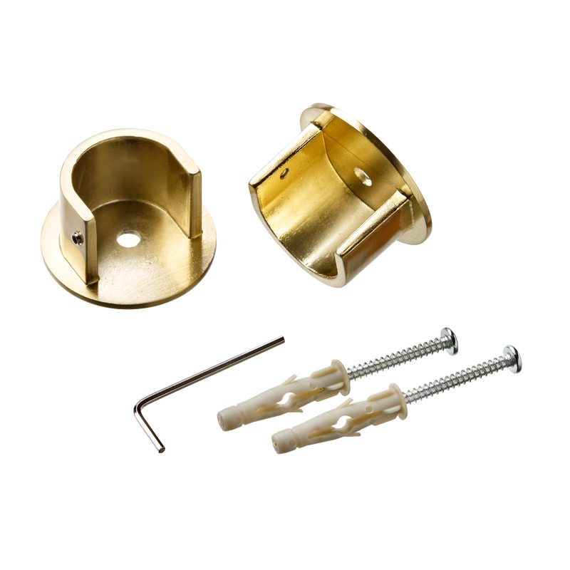 Naissance TROMPETTE coloris laiton mat diamètre barre 2,8 cm