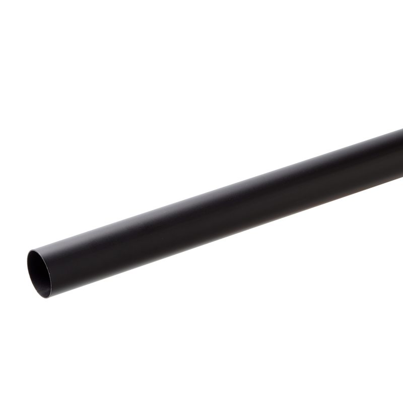 Barre à rideau ZEN coloris noir mat diamètre barre 2,8 cm longueur 250 cm