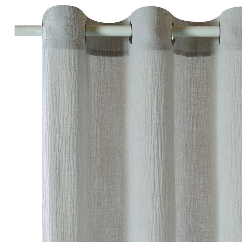 Rideau ANOKI coloris perle 130 x 260 cm
