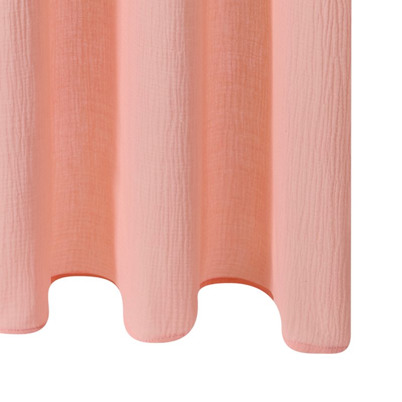 Rideau ANOKI coloris blush 130 x 260 cm