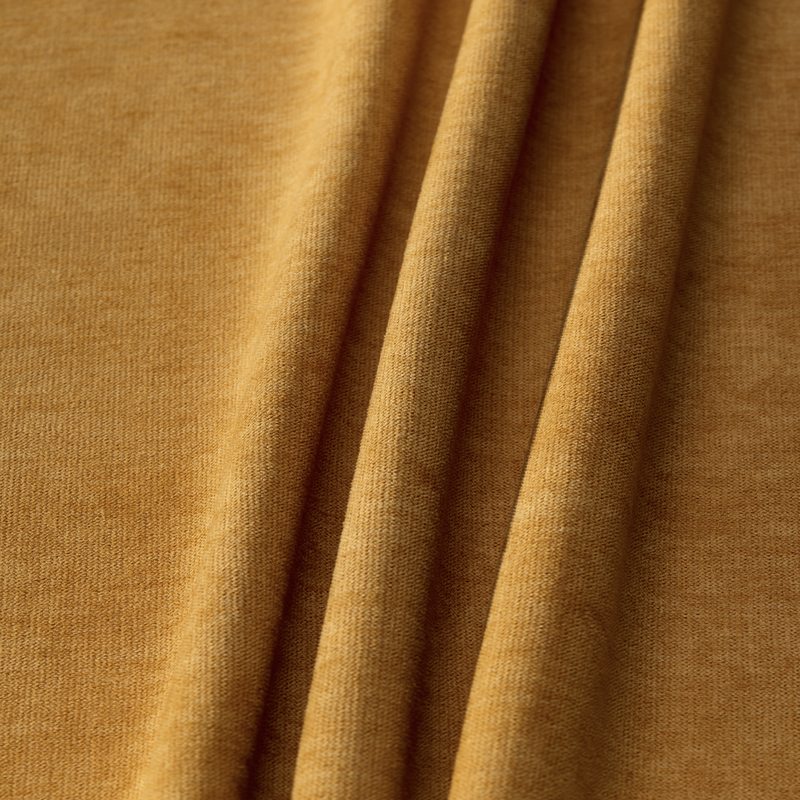 Tissu ALASKA coloris jaune ocre