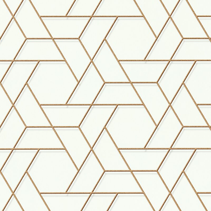 Papier peint intissé SIENA coloris blanc