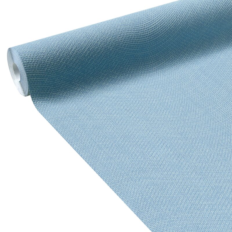 Papier peint intissé TEXIA coloris bleu glacier