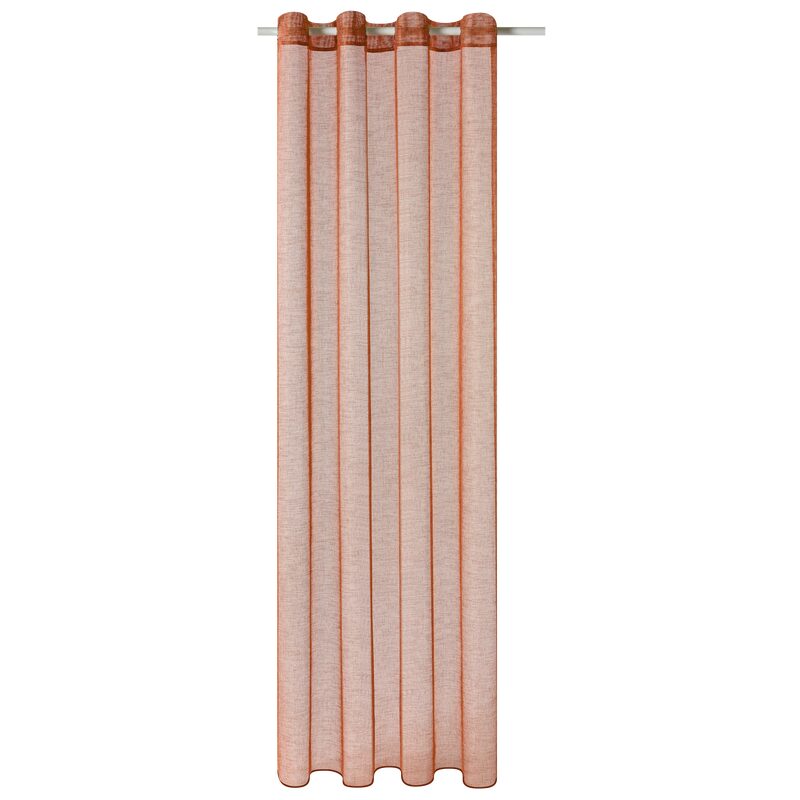 Voilage CANOAS coloris terre brulée 140 x 260 cm