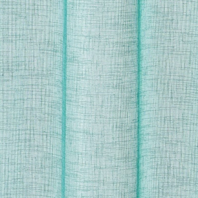 Voilage CANOAS coloris bleu aqua 140 x 260 cm