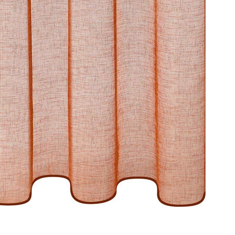 Voilage CANOAS coloris terre brulée 140 x 260 cm