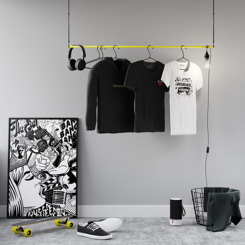 Tableau THE GREAT SILENT coloris noir et blanc